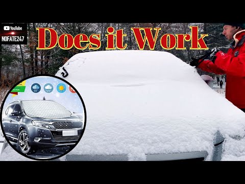 Video: Le coperture per parabrezza da neve funzionano?