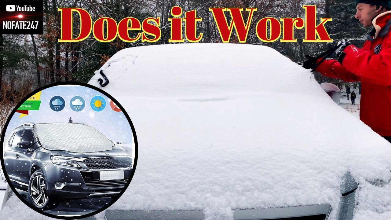 Does it Work  Snow and Ice Cover for Car Windshield 