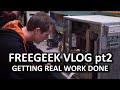 Trying to get some actual work done free geek vlog part 2