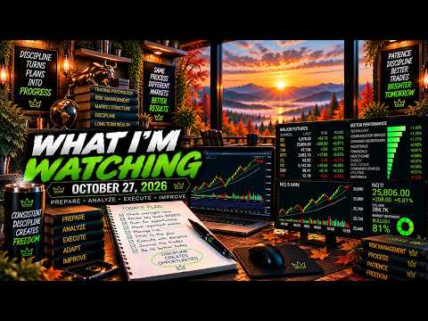 What I’m Watching Today | NQ & GC Key Levels (October 27, 2026)