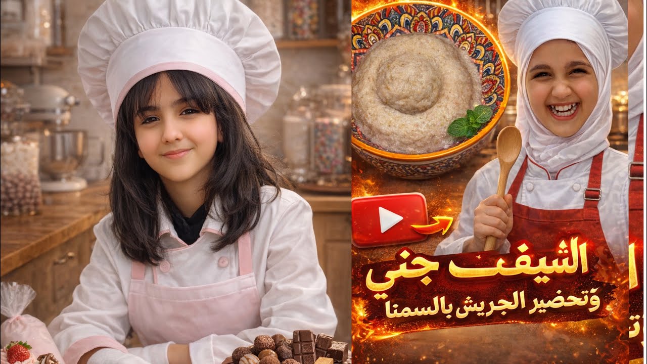 شاهدوا الشيف جنى واحلى اكله والشيف ريتا واحلى حلى😍😍❤️