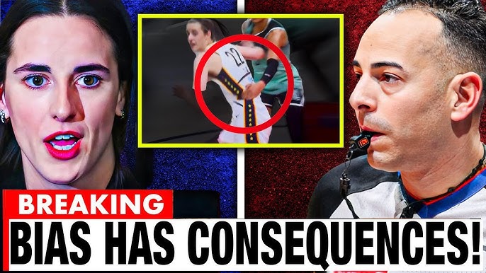 WNBA REF FACE FIRING After HELPING NY Liberty BEAT Caitlin Clark & Indiana  Fever On This DIRTY CALL!