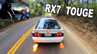 Touge Run With My New Wheels! | RX7 FC
