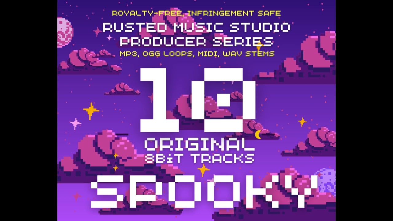 FREE MUSIC 10 spooky 8bit tracks with MP3 beats, OGG loops, MIDI
