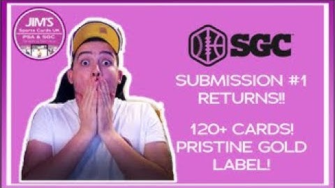 120+ SGC CARD RETURNS! Pristine GOLD LABEL! SGC Submission #001