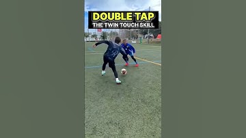"Learn DOUBLE TAP THE TWIN TOUCH SKILL"#football#footballskills #freestyle#tutorial