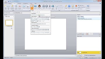 Articulate Storyline Tabs Interaction tutorial: Using the Shape Tools (1/12)