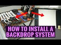 How To Install Backdrop Roller System For Photo/Video (Neewer, Fotoconic)