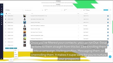 Contact management tool for Turbo Dux users
