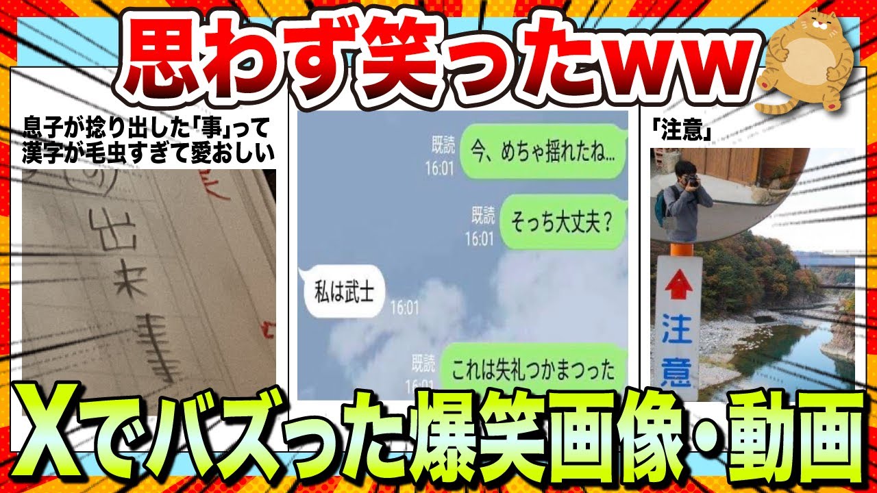 【🔥爆笑】思わず笑ってしまうXで見つけた爆笑画像＆動画まとめ【2ch】【5ch】【ゆっくり解説】【コメ付き】【面白画像】