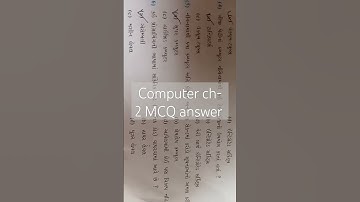 std 9 computer ch-2 MCQ answer and every std 9 study solutions for short drawing of magic ✨ Like ❤️
