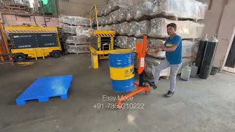 Hydraulic Drum Palletizer | EASYMOVE | Drum Lifting, Shifting & Pallet Loading Machine