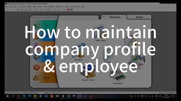 How to Maintain company profile & employee | SQL Payroll