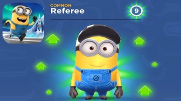 Minion rush Referee upgrade costume to level 9 gameplay walkthrough  ios android