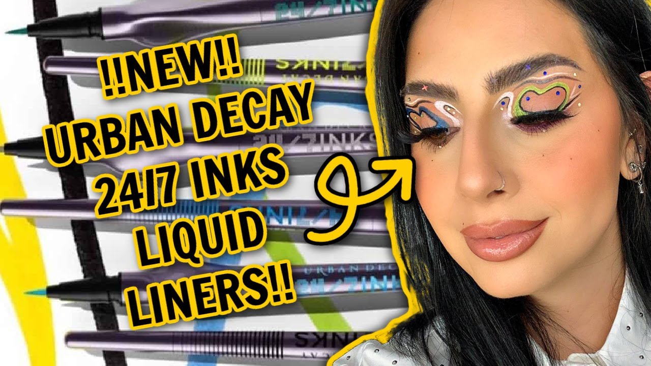 URBANDECAY NEW 24/7 INKS LIQUID LINER REVIEW