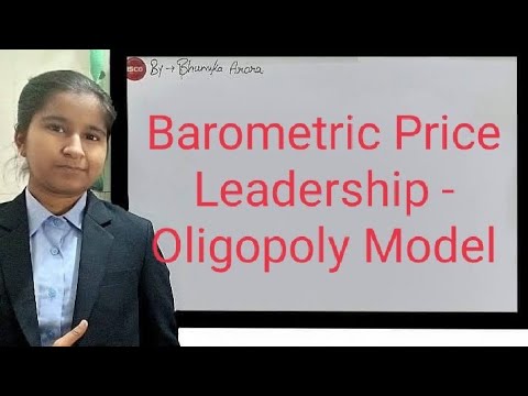 Barometric Price Leadership barometricpriceleadership oligopoly