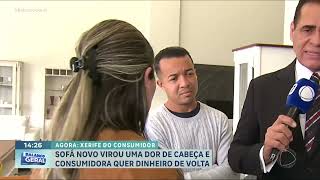 Sofá novo vira problema! Assistam!