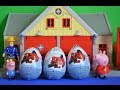 Peppa Pig episode Fireman Sam Spiderman Surprise Eggs Story Peppa pig toys