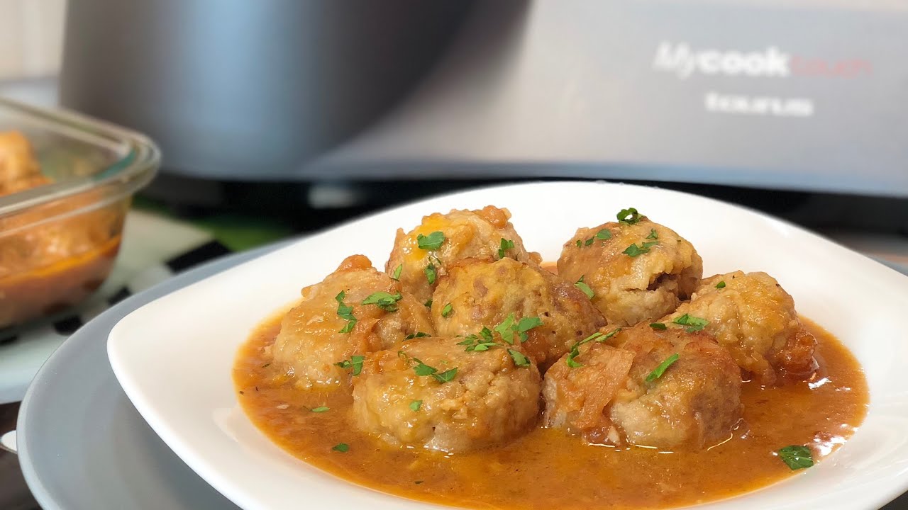 ALBÓNDIGAS EN SALSA en TAURUS MYCOOK TOUCH - YouTube