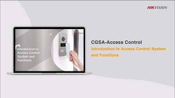CGSA-Access Control - Introduction to Access Control System and Functions