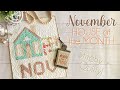 🍁 NOVEMBER 2023 House of the Month Series (Cross Stitch &amp; Quilting)