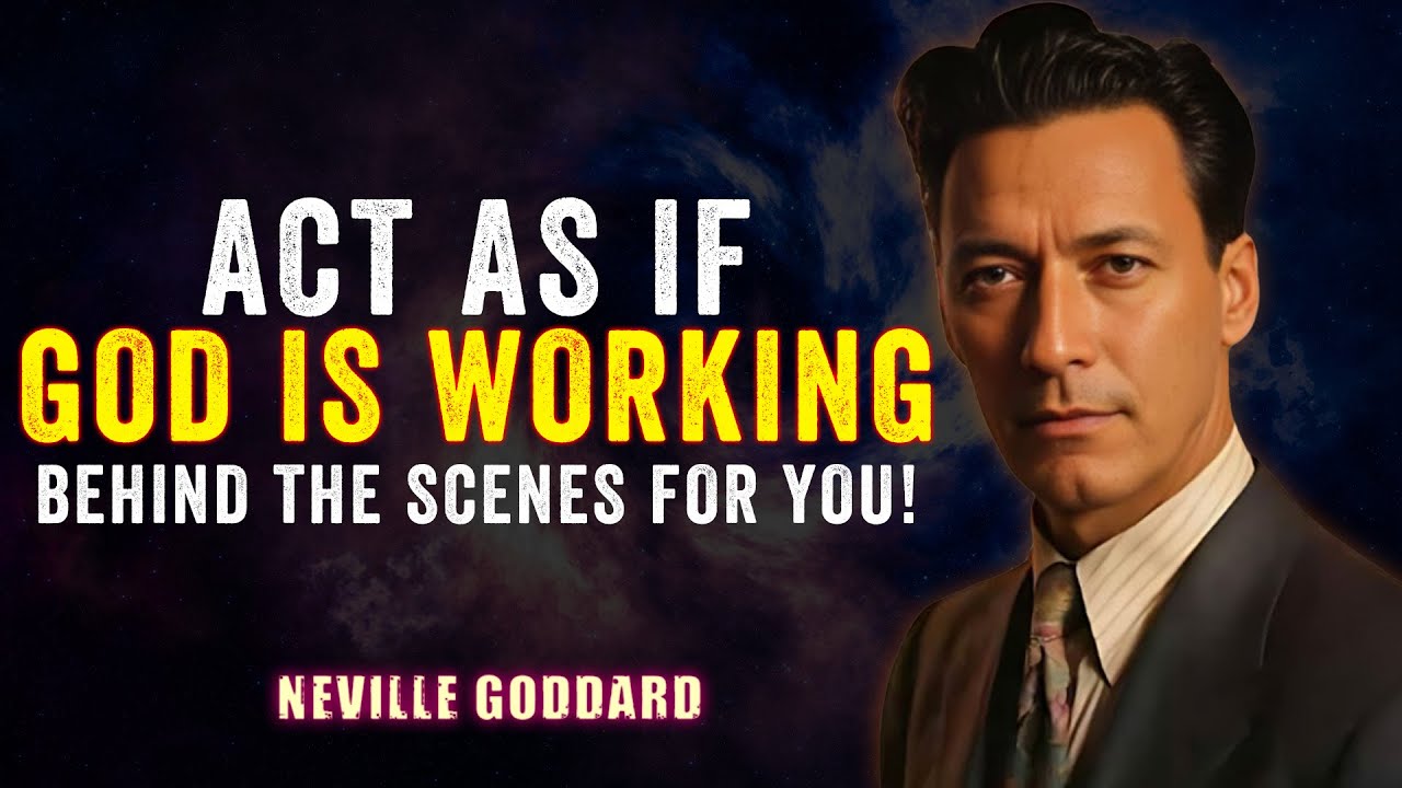 Neville Goddard | Act As If God Is Working Behind the Scenes for You