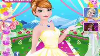 Принцесса Анна, свадебный макияж ♥ Anna Wedding Prep ♥   игра для детей