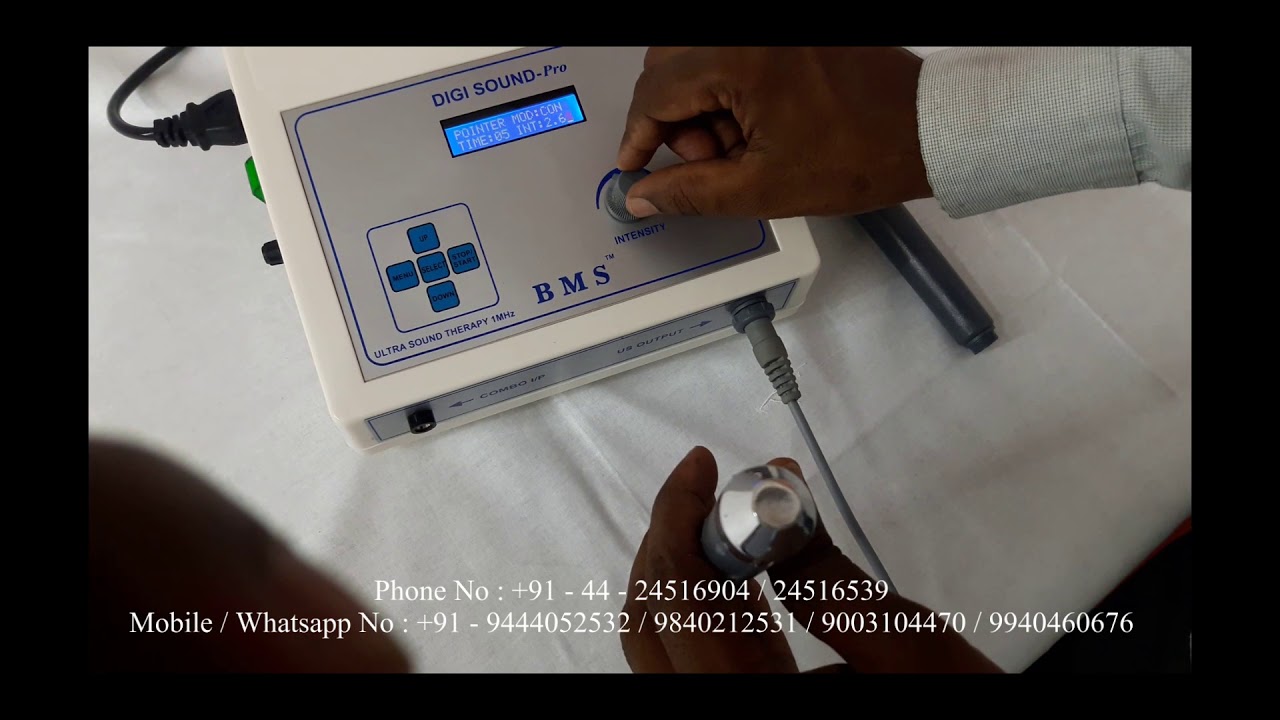 Ultrasound Therapy 1 Mhz & 3 Mhz Physical Relief Therapeutic Machine 27  Programs Model - Deltasound 103 Pro (1&3 Mhz)