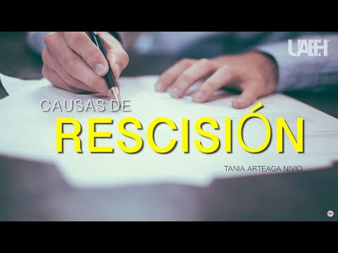 Video: ¿Cuáles son las leyes de rescisión?