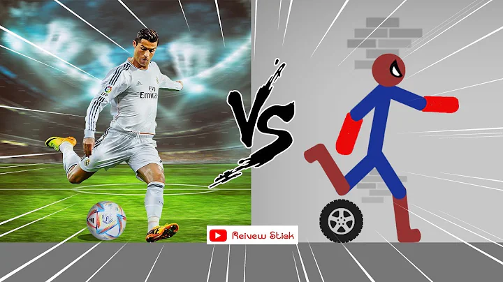 Cristiano Ronaldo vs Spider Stickman | Stickman Dismounting funny moments | Best Falls