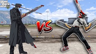 GTA 5 - Chainsaw Man vs Katana Man | Who is stronger?