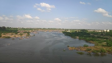 Our train crosses Machchhu river, near Wankaner station, on Rajkot - Surendranagar section!