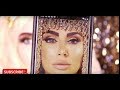 Arabic makeup tutorial/DOUBLE WINGED LINER / HUDABEAUTY FOUNDATION REVIEW #weddingmakeup