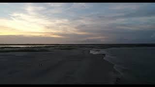 Beautiful Ocean Views Topsail North Carolina Drone Footage