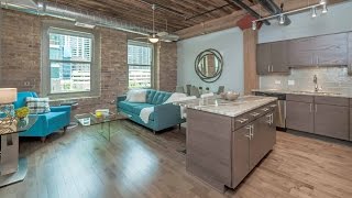 The Lofts at River East, a new 2-bedroom, 2-bath model