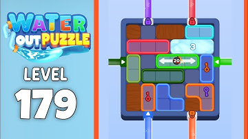 Water Out Puzzle level 179 solution