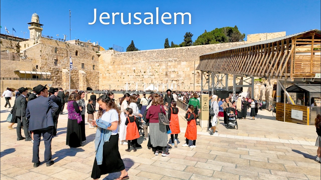 Jerusalem Today! Western Wall Open and Holy City Life Returns!