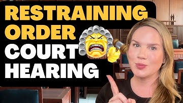 What to Happens at a Domestic Violence Restraining Order Hearing