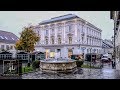 【4K】Relaxation walk in the Rain at Mödling old town ASMR
