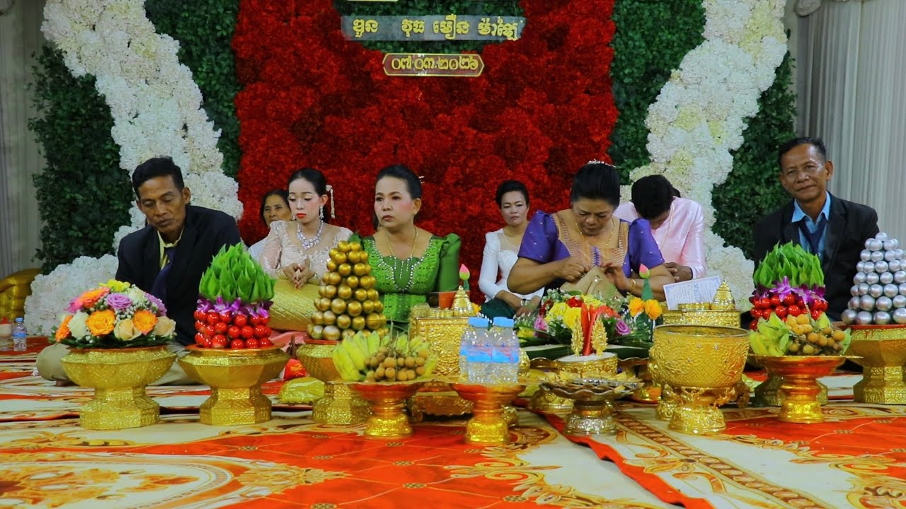 ពិធីនិយាយជើងការ ប្រពៃណីខ្មែរ មួយវីដេអូពេញ / KHMER WEDDING 