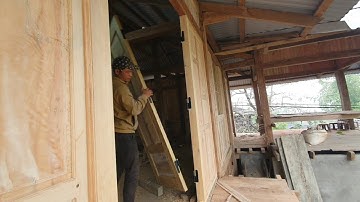 Cách lắp bản lề cửa thợ mộc lai châu vlogs