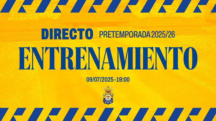Entrenamiento Pretemporada 9 de julio de 2025 | UD Las Palmas
