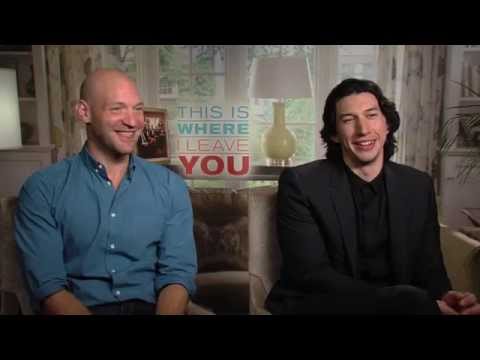 This Is Where I Leave You - Adam Driver and Corey Stoll interview ...