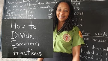 PEP Maths: Fractions: How to Divide Common Fractions. Grade 4 Mathematics. Primary Exit Profile