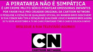 Montagem 14 Tela Anti-Pirataria Do Cartoon Network Brasil 2014 Sem Efeito Vhs