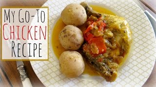 The Juiciest Chicken Steamed on a Bed of Sweet Peppers