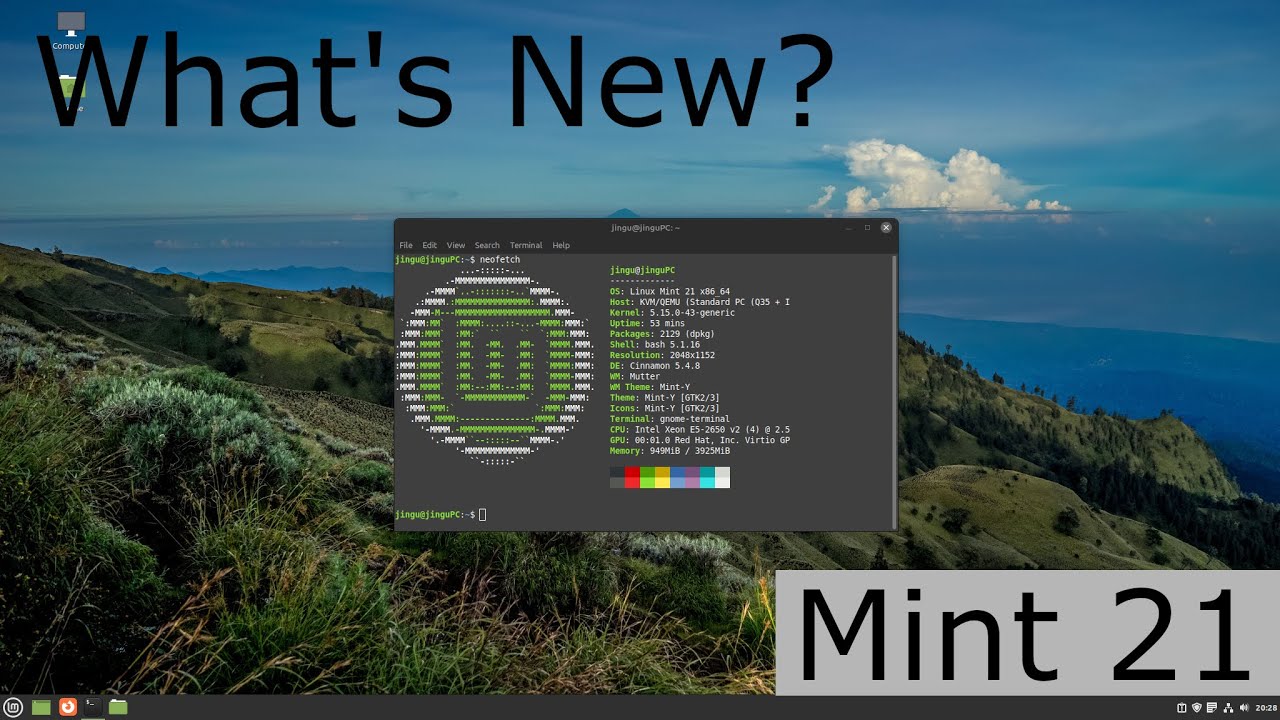 What S New In Linux Mint 21 Cinnamon Youtube