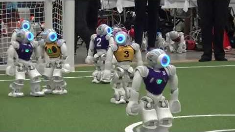 2018 RoboCup SPL Round 1 Pool B rUNSWift vs Camellia Dragons