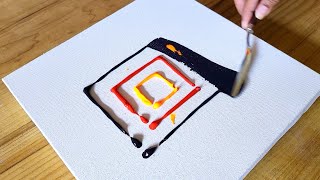 Easy Acrylic Painting Technique / Step By Step / Abstract Painting Using Rubber Roller by SurajFineArts - Abstract ART 583,220 views 2 months ago 2 minutes, 39 seconds