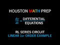 Understanding Linear First-Order Differential Equations in Circuits
